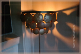 Schijfjes vloerlamp |  roest