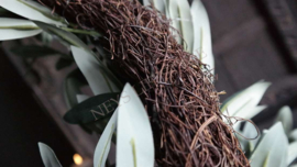 Olijfblad krans namaak | 53 cm