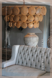 Schijfjeslamp excl fitting | roest L