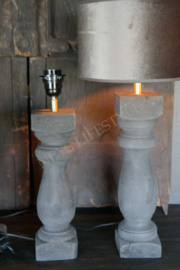 Balusterlamp Aura |  grey S