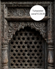 Tuinposter Oosters luik outdoor | 50 x 70 cm