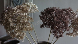 Berenklauw tak namaak 60 cm | bruin glitter