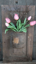 Wandpaneel pot Nepal oud hout | M