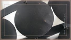 Schijfjeslamp Sober incl fitting  | XL black