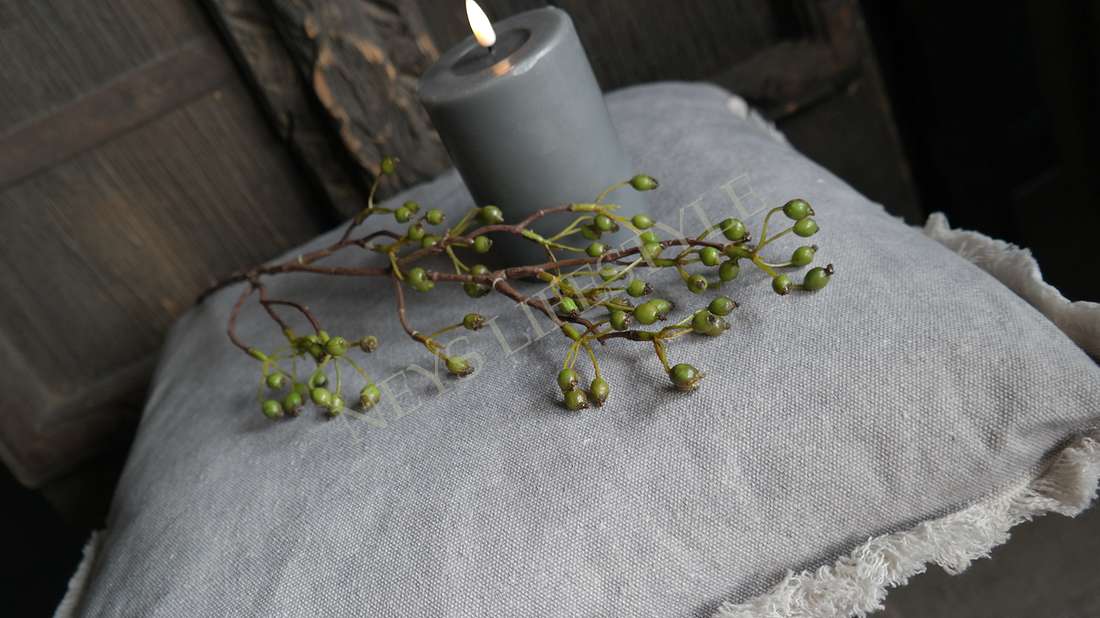 Rozenbottel tak kunst | groen 62 cm