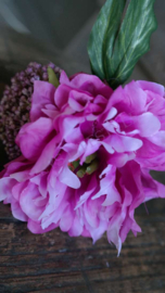 Zijden boeket peony | paars