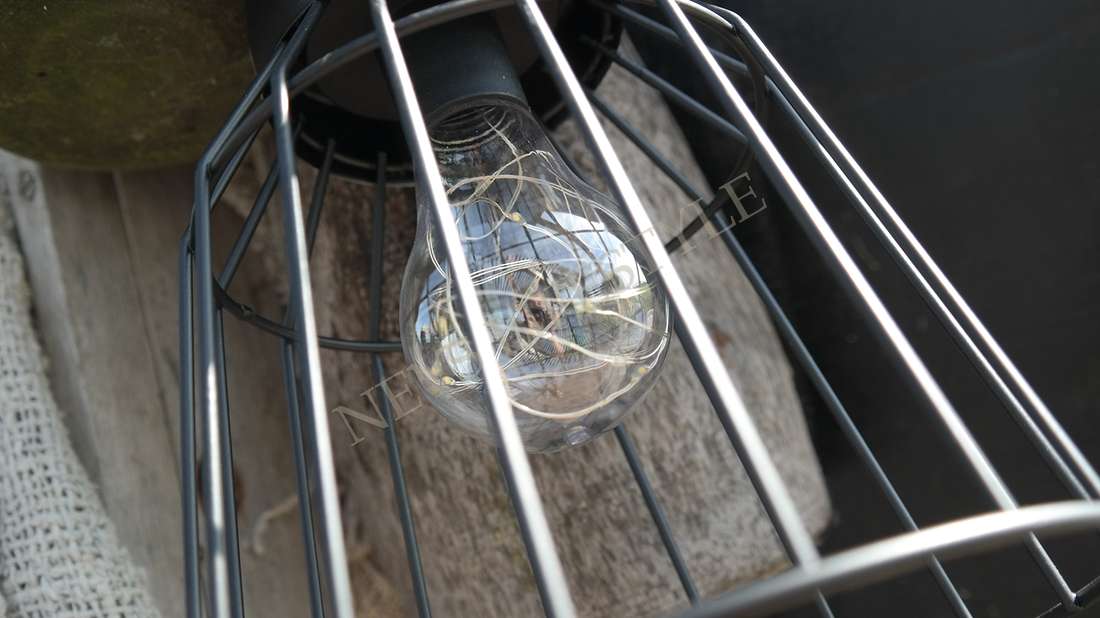 Solar lantaarn Senna | zwart