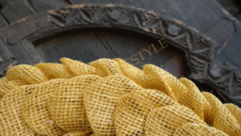 Jute Paasei | 40 cm geel