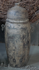 Pot bewerkt | deksel