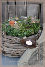 Voorjaarskrans veren excl potjes | 30 cm