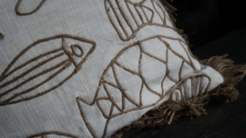 Kussen vissen | jute