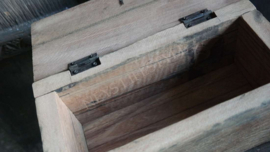 Houten opbergkist | railway wood