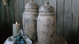 Pot bewerkt | deksel