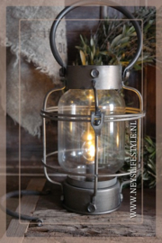 Olielamp lantaarn met lamp | hengsel