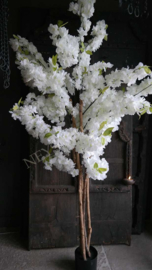 Bloesem kunst boom wit | 160 cm