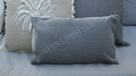 Kussen outdoor | Ella taupe 30 x 50 cm