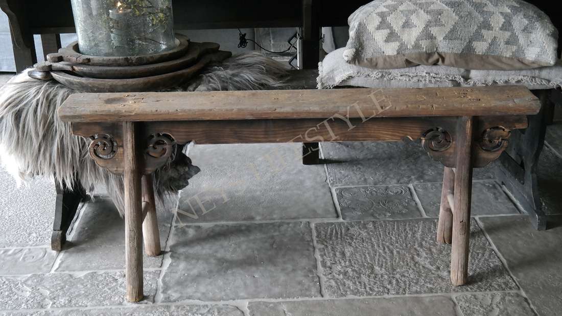 Chinees origineel houten bankje | 3