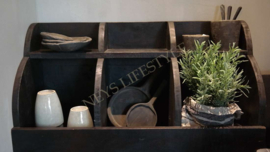 Gruttersbak hout | black