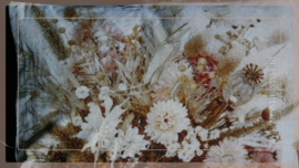 Kussen fluweel 60 x 40 cm | flower orange
