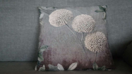 Kussen fluweel allium bloem | 45 x 45 cm