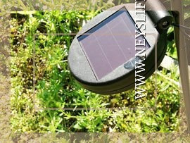 Solar buitenlamp tuinsteker | zwart