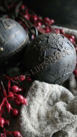 Decoratiebal hout assorti | Lana