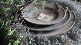Houten bord schaal | L