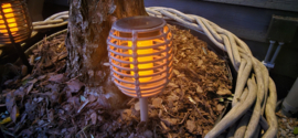 Solar tuinfakkel kort | bruin