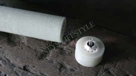 LED dinerkaarsen XL | greige 2 stuks