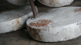 Fles op standaard | créme/roest S