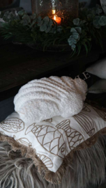 Kussen schelp | créme