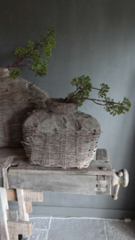 Rozenbottel/ bessen kunst tak | groen 82 cm