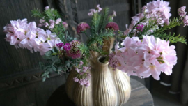 Bosje hyacinthen kunst | roze