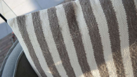 Kussen Stijn stripe | taupe