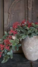 Bessen/ilex tak kunst | rood