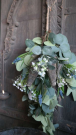 Toef DIY zijden Spring wit gipskruid | 60 cm