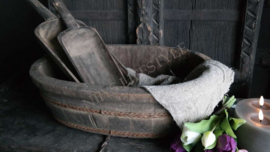 Olijfbak ovaal | old wood