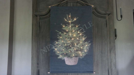 Wanddoek XMAS TREE BLACK | M