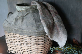 Linnen doek shabby | kelim roest 30 x 45 cm