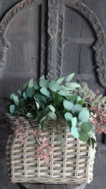 Plantenmand rotan hengsel  | S