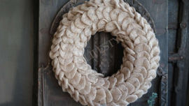 Jute krans | 50 cm naturel