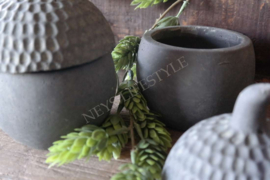 Acorn candle cup | grey