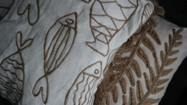 Kussen vissen | jute