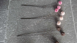 Pom pom tak kunst | donkerroze