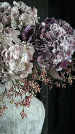 Hortensia zijden bloem | Kira old purple