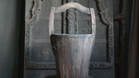 Houten bak Santa | rond