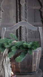 Houten bak Santa | ovaal