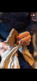 Oude stempel | servertring 1 stuk