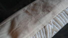 Kussen zigzag beige | 60 x 40 cm