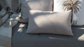Kussen outdoor | Ella stone 30 x 50 cm
